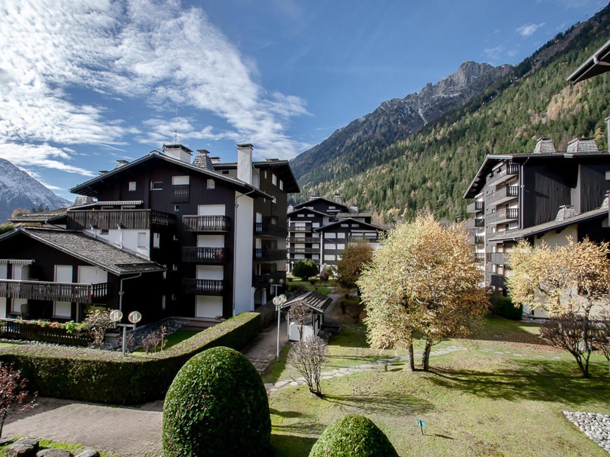 Grand Avec Terrasse Face Au Mont-blanc, Parking Et Wifi - Fr-1-343-173 Apartment Chamonix